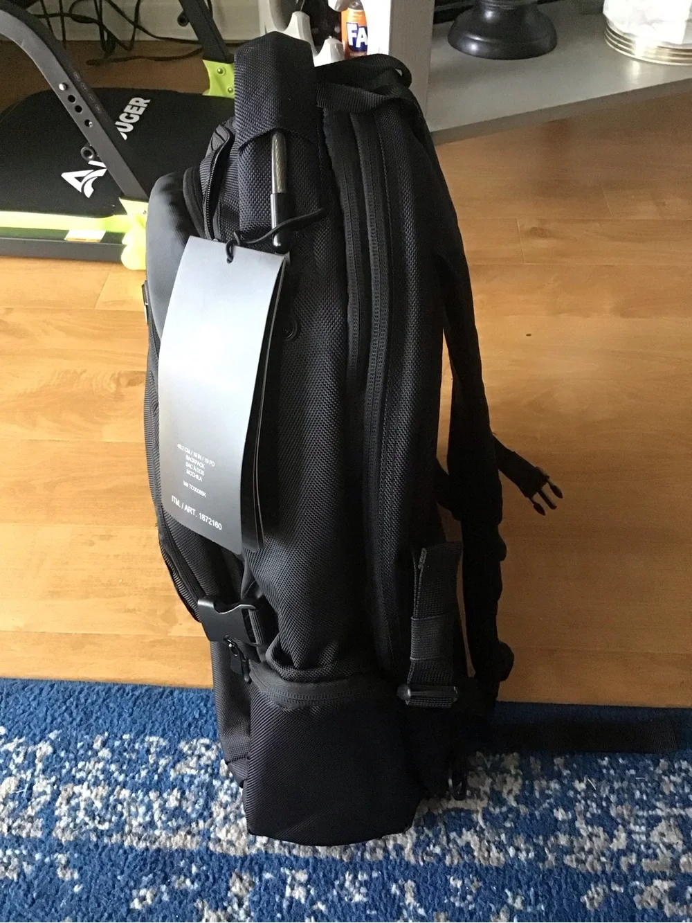 Black Men's Travel Backpack